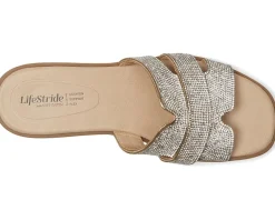 LifeStride Royalty Bling Slide Sandals Women's