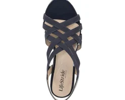 LifeStride Yung Strappy Wedge Sandals Women's