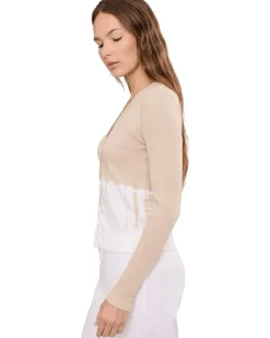 Lilla P Bamboo Dye V-Neck Cardigan Women's