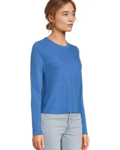 Lilla P Long Sleeve Cropped Tee Women's