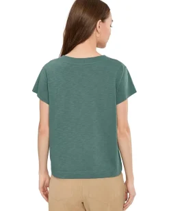 Lilla P Relaxed Short Sleeve V-Neck Tee Women's