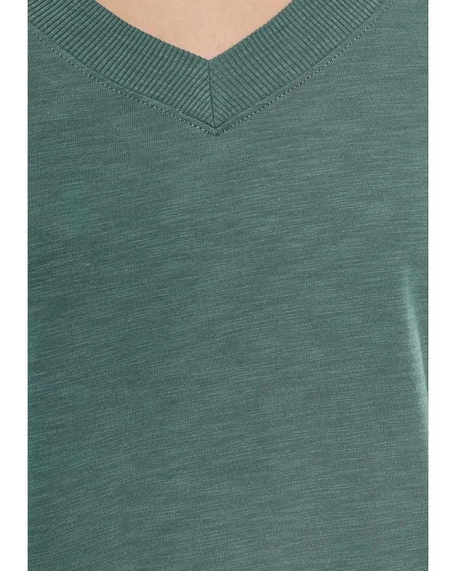 Lilla P Relaxed Short Sleeve V-Neck Tee Women's