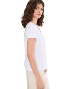 Lilla P Relaxed Short Sleeve V-Neck Tee Women's