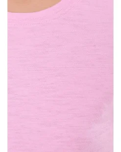 Lilla P Short Sleeve Back Seam Crew Neck Women's