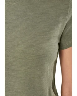 Lilla P Short Sleeve Back Seam Crew Neck Women's