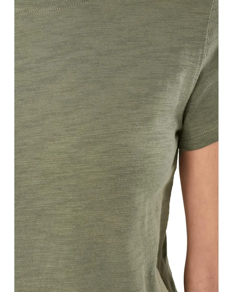 Lilla P Short Sleeve Back Seam Crew Neck Women's