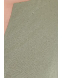 Lilla P Side Slit Split Neck Top Women's