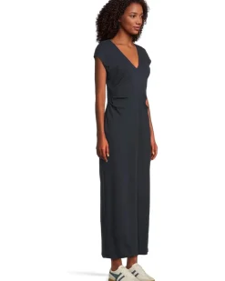 Lilla P Side Tuck Maxi Dress Women's