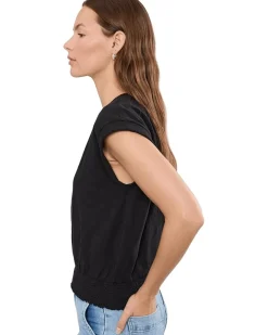 Lilla P Smocked Hem V-Neck Women's