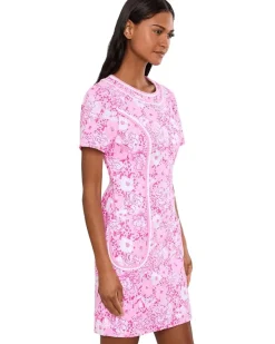 Lilly Pulitzer Adetta Short Sleeve Stretch Shift Dress Women's