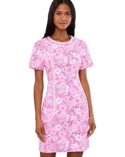 Lilly Pulitzer Adetta Short Sleeve Stretch Shift Dress Women's