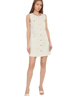 Liverpool Los Angeles Patch Pocket Shift Dress Women's