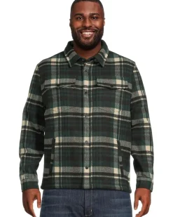 Liverpool Los Angeles Plaid Button Down Shirt Jacket Men's