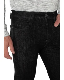 Liverpool Los Angeles Regent Relaxed Straight Black Stretch Denim Men's