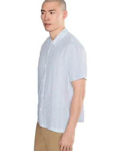 Liverpool Los Angeles Short Sleeve Button-Up Shirt Men's