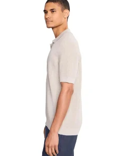 Liverpool Los Angeles Short Sleeve Johnny Collar Sweater Polo Men's