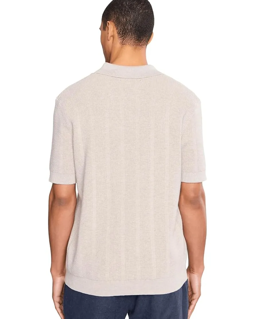 Liverpool Los Angeles Short Sleeve Johnny Collar Sweater Polo Men's
