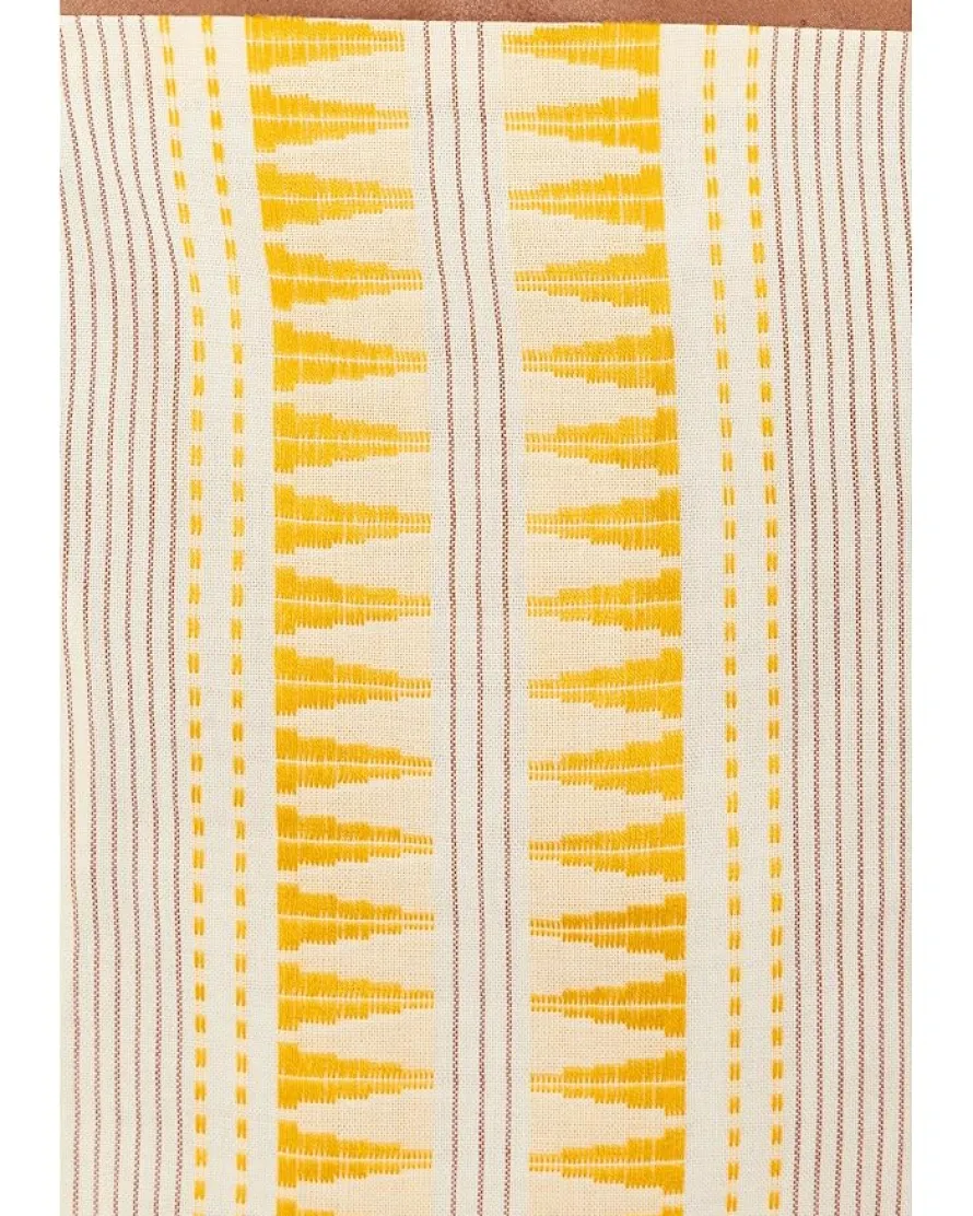 Liverpool Los Angeles 1/2 Sleeve Square Neck Tie Back Woven Top Women's