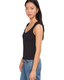 Liverpool Los Angeles Sleeveless Built in Bra Knit Top Women's