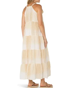 Liverpool Los Angeles Tie Strap Easy Fit Woven Maxi Dress Women's