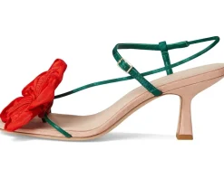 Loeffler Randall Frank Flower Applique Heeled Sandals Women's