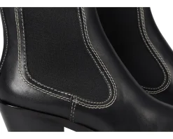 Loeffler Randall Nat Midheel Western Ankle Boot With Gore Women's