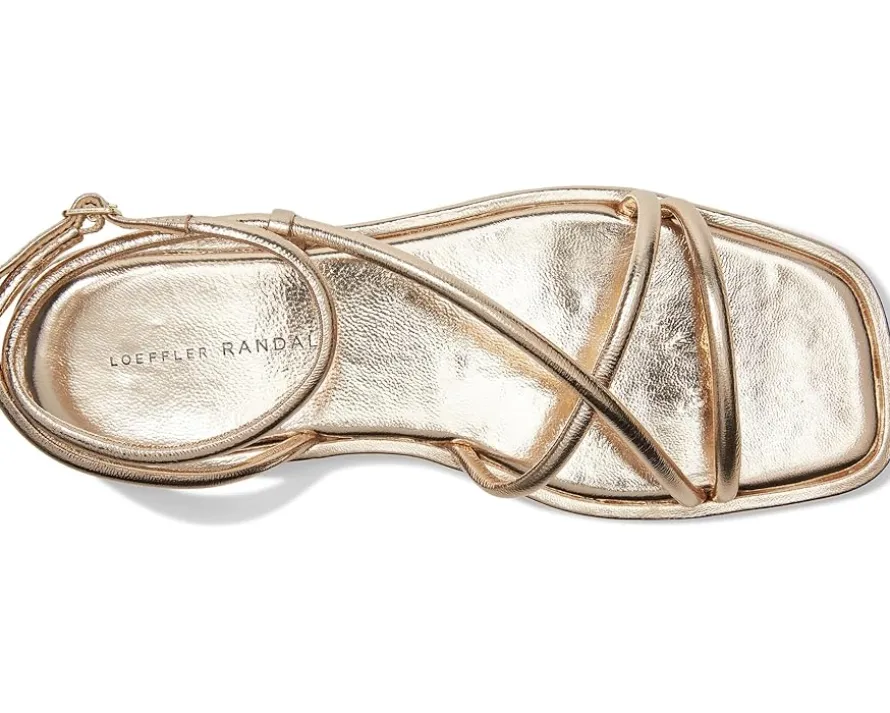 Loeffler Randall Noor Strappy Ankle Wrap Flat Sandals Women's