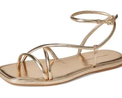 Loeffler Randall Noor Strappy Ankle Wrap Flat Sandals Women's