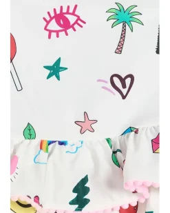 Lola and The Boys Happy Doodle Bikini (Toddler/Little Kid/Big Kid)