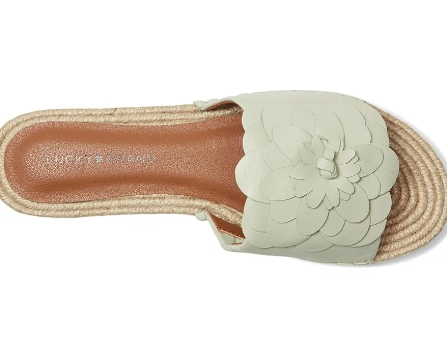 Lucky Brand Biricha Floral Flat Sandals Women's