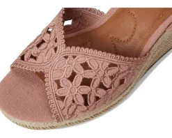 Lucky Brand Coyna Floral Espadrille Wedge Sandals Women's