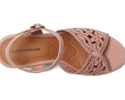 Lucky Brand Coyna Floral Espadrille Wedge Sandals Women's