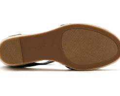 Lucky Brand Cyleste T-Strap Wedge Sandals Women's