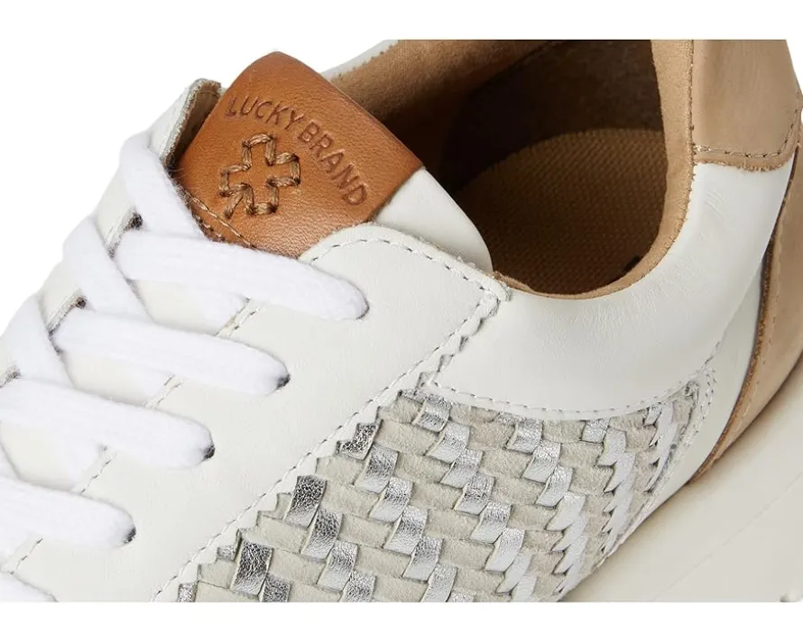 Lucky Brand Deva Woven Leather Sneaker Women's