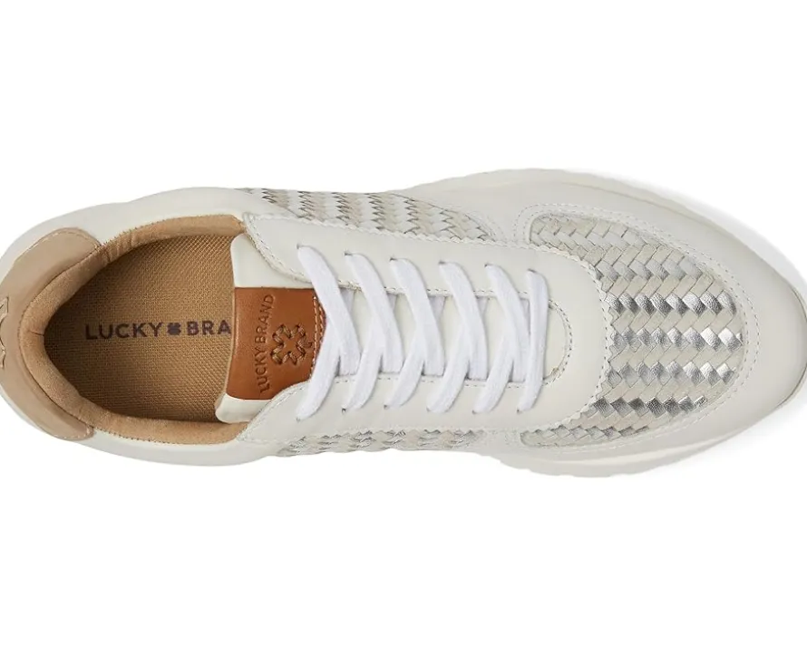 Lucky Brand Deva Woven Leather Sneaker Women's