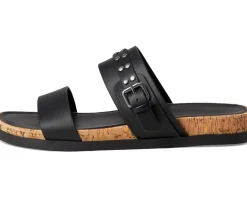 Lucky Brand Dineesa Studded Two Band Flat Sandals Women's