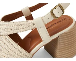 Lucky Brand Sasina Cut Out Heeled Sandals Women's
