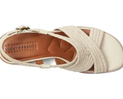 Lucky Brand Sasina Cut Out Heeled Sandals Women's