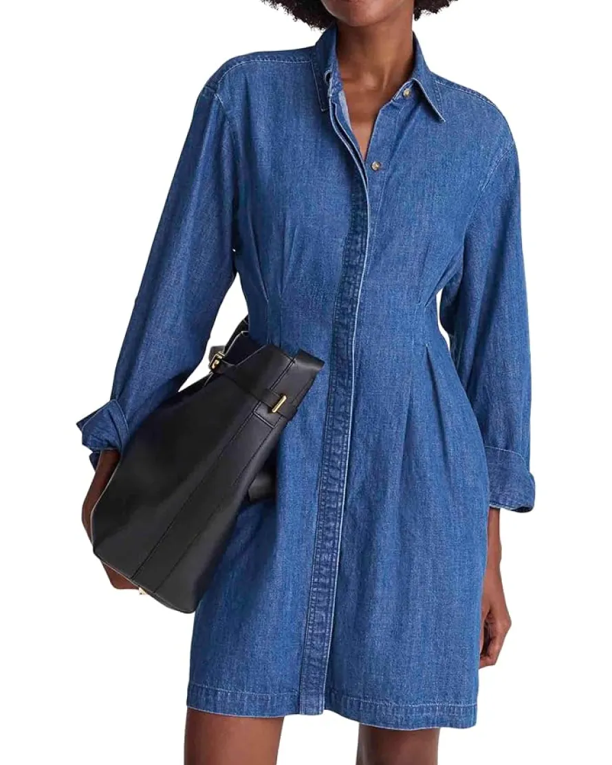 Madewell Chrisandra Denim Dress Women's