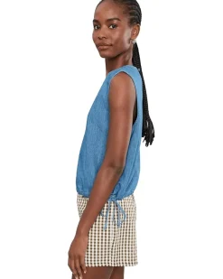 Madewell Denim Cinched Shell Top Women's