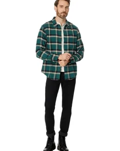 Madewell Heathered Easy Long-Sleeve Shirt in Plaid Men's