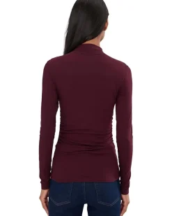 Madewell Long Sleeve Hazel Mockneck Side Cinch Women's
