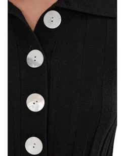Madewell Merino Silk Wide Rib Abby Polo Women's