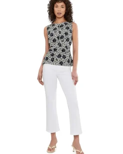 Madewell New Boatneck Side Cinch Shell - Estero L Women's