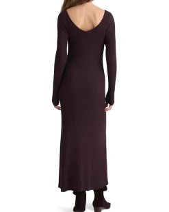Madewell Nova Vneck Snowy Dress Women's