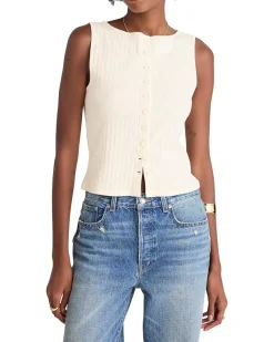 Madewell Ribbed Crewneck Shell Top Women's