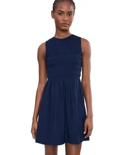 Madewell Selena Smocked Mini - Midweight Poplin Women's