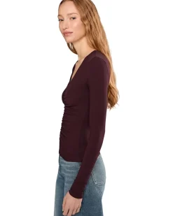 Madewell Slinky V-neck Top Women's