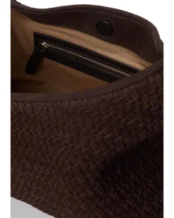Madewell Slouchy Shoulder Bag Suede Woven