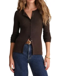 Madewell Texture Mock Neck Cardigan Women's